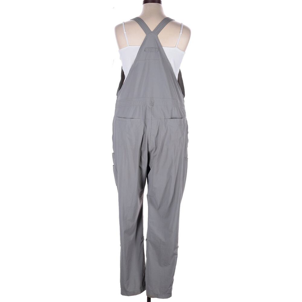 Duluth Trading Co Gray Utility Jumpsuit Overalls XL x 31 Sleeveless Outdoor Bib - Picture 4 of 7
